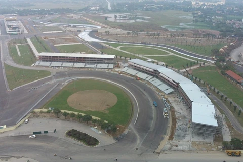 世界一级方程式赛车越南站赛道确保如期完工 