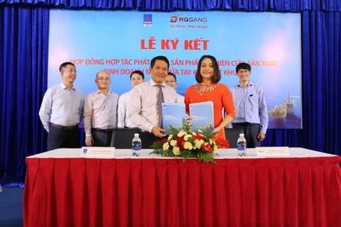 越南VPI和HQGANO公司合作生产免洗消毒洗手液