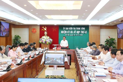 越共中央检查委员会第43次会议：讨论决定给予2010-2015年任期胡志明市委常委会纪律处分