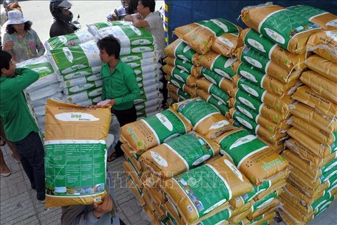 新冠肺炎疫情：供应增加柬埔寨大米价格稳定
