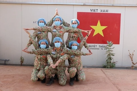 越南维和部队主动防控疫情