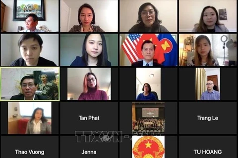 越南驻美国大使馆就公民保护问题进行视频连线交流