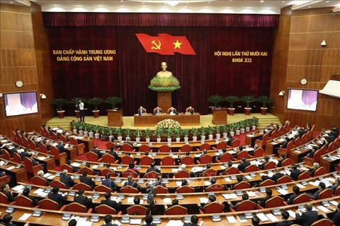 越共十二届中央委员会第十二次全体会议公报（第二号）