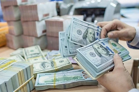 6月1日越南国家银行越盾对美元汇率中间价上涨5越盾