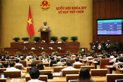 越南国会第九次会议通过批准EVIPA的决议