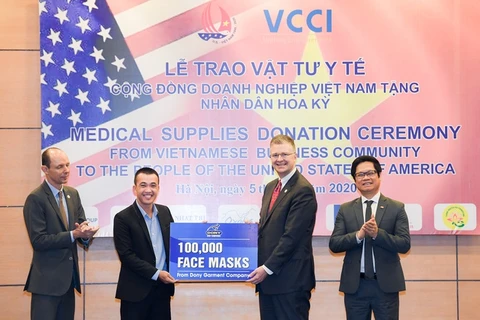 越南对美国出口一百万只口罩