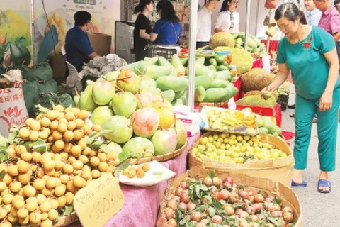 河内市协助各地方销售安全水果、农产品