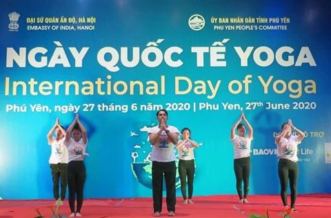 2020年第六届国际瑜伽日活动在富安省举行