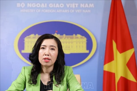 越南外交部发言人黎氏秋姮：越南反对中国在黄沙群岛海域举行非法军演