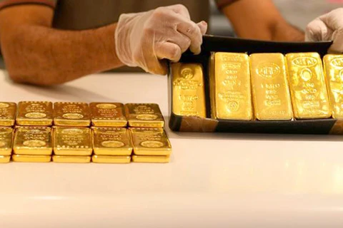 越南国内黄金价格上调20万越盾一两