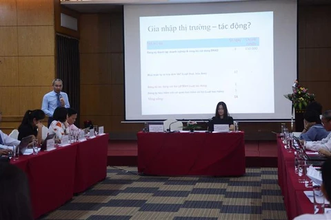 “与企业同行并建议改善营商环境”的会议在岘港市举行