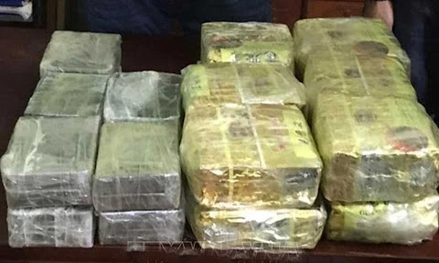 越南破获一起贩运毒品案 当场缉获19公斤海洛因