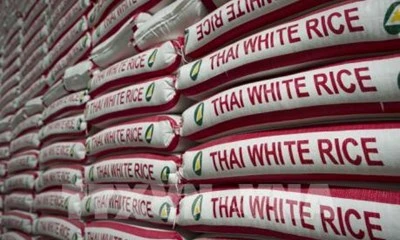 2020年泰国的大米出口量预测降至20年来最低 