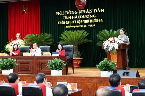 国会主席阮氏金银出席海阳省第16届人民议会第13次会议