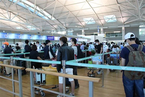 新冠肺炎疫情：将在韩国的310名越南公民接回国