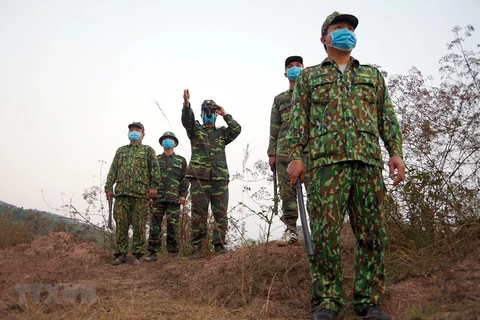 越南军队力量坚决打击非法入境活动