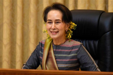 缅甸国务资政昂山素季公布第二届议会选举竞选计划