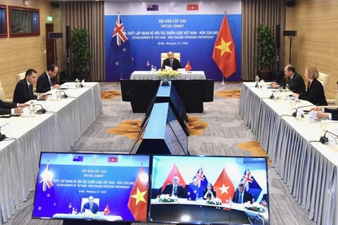 越南和新西兰向双边贸易额达17亿美元的目标迈进