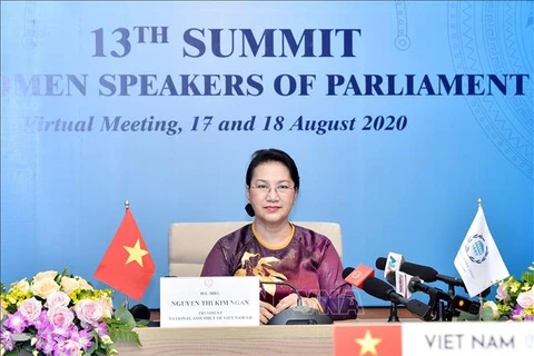 越南国会主席阮氏金银出席第十三届全球女性议长峰会 