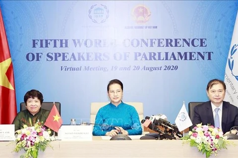 第五次世界议长大会通过有关发挥议会领导力，强化多边主义的宣言