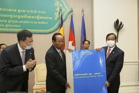 柬埔寨将把越柬边界地形图册送到联合国