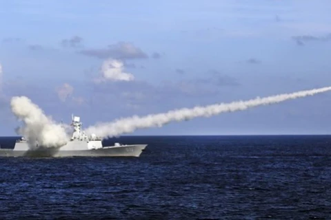 美国谴责中国在东海发射弹道导弹活动