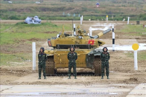 越南坦克队进入2020年国际军事比赛半决赛