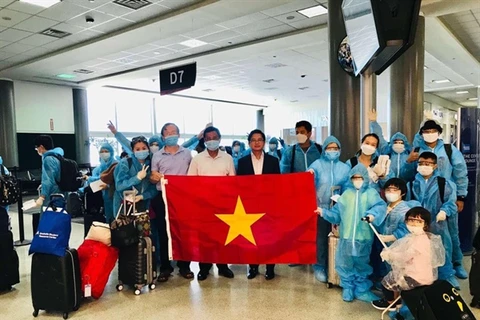 新冠肺炎疫情：将在美国的近350名越南公民接回国