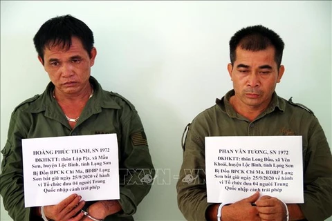 谅山省职能力量成功侦破组织中国人非法入境越南的两个犯罪团伙