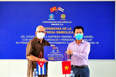 越南企业为古巴新冠肺炎疫情防控提供援助