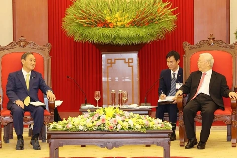 日本首相菅义伟高度评价访问越南和印尼之旅取得的成功