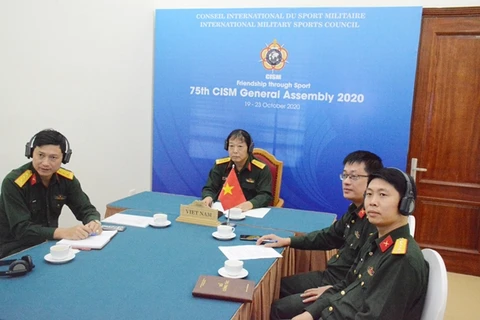 越南参加国际军事体育理事会第75届军体大会