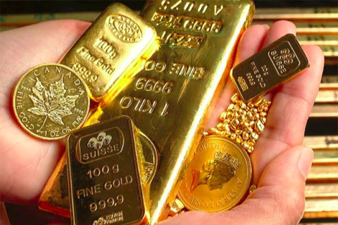 24日上午越南国内黄金价格跌破5600万美元的支撑点