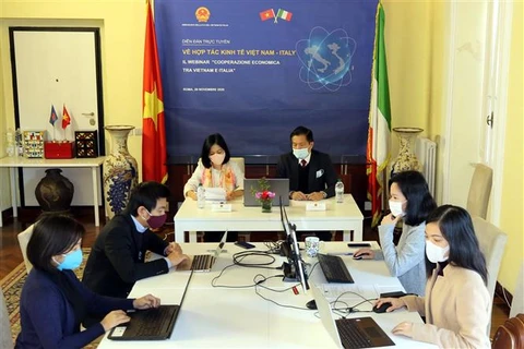 越南与意大利经济合作论坛以视频方式举行