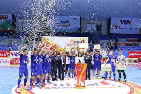 泰山南夺得2020年国家HDBank杯室内五人制足球锦标赛冠军