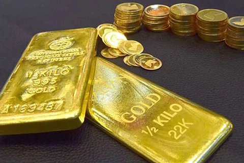 8日上午越南国内黄金价格每两上涨40万越盾 