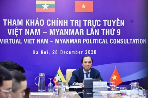 越南与缅甸举行第九次外交部副部长级政治磋商 
