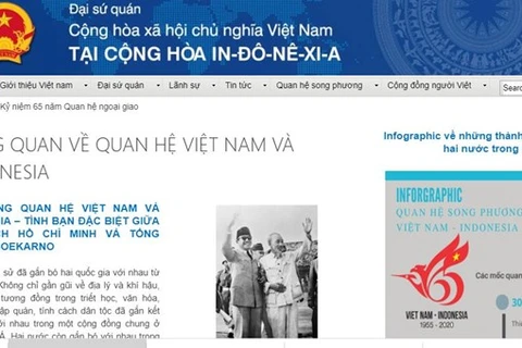 庆祝越南—印度尼西亚建交65周年专题页面开通