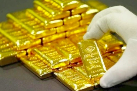31日越南国内市场黄金价格突破5600万越盾关口