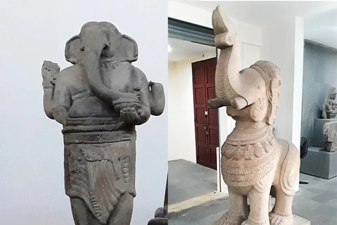 岘港占族雕刻博物馆新增2个国家级宝物
