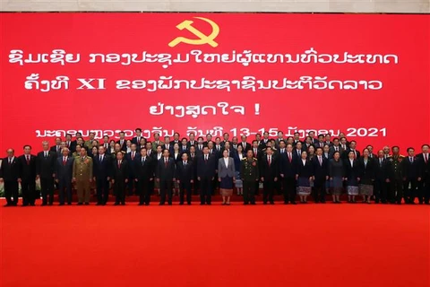 通伦·西苏里同志当选老挝人民革命党中央委员会总书记