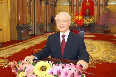 越共中央总书记、国家主席阮富仲。图自越通社