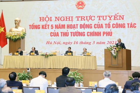 阮春福总理：政府总理工作组已成为推动政府活动方针落地落实的得力助手   