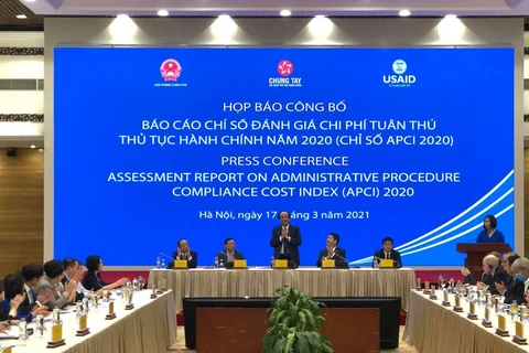 越南APCI 2020: 税务行政审批制度的改革排名第一