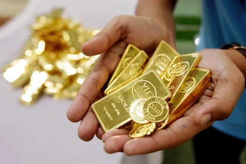 20日上午越南国内市场黄金价格每两突破5600万越盾