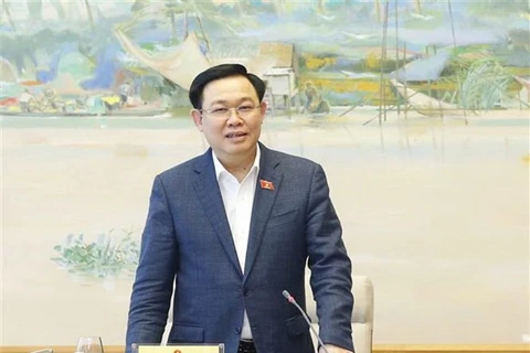国会主席王廷惠是海防市第三选举单位的第十五届国会代表候选人