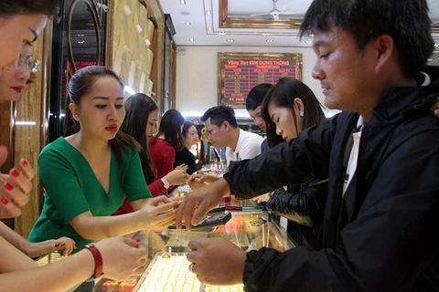 5月20日上午越南国内市场黄金价格持平