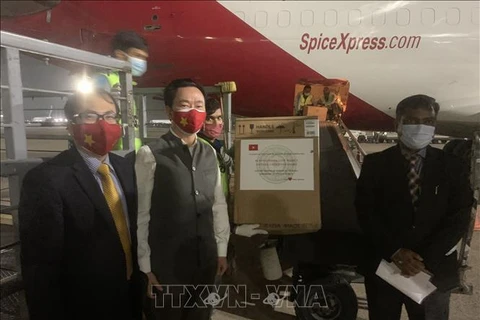 越南为印度捐赠防疫物资