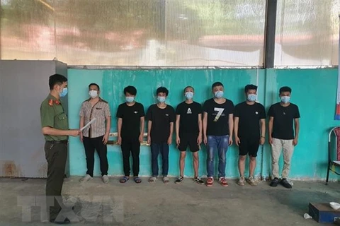 高平省发现多名外籍公民非法入境越南