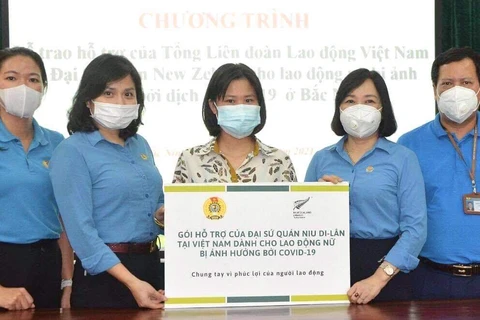 新西兰驻越南大使馆向受疫情影响的女员工提供帮助